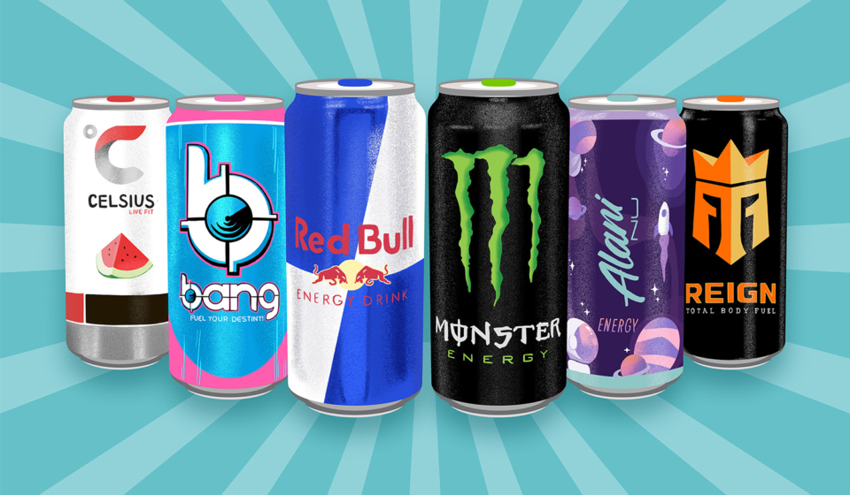 energy drink illustration