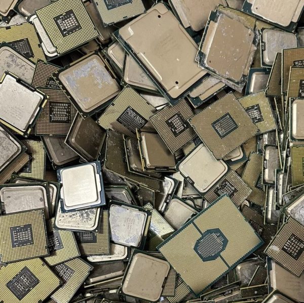 CPU Scrap Intel 486 & 386 CPU / Computer Ram Scrap / CPU Ceramic Processor Scrap With Gold Pins - Image 11