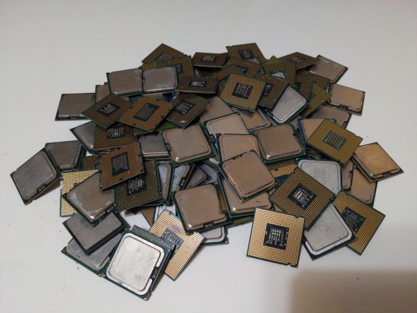 CPU Scrap Intel 486 & 386 CPU / Computer Ram Scrap / CPU Ceramic Processor Scrap With Gold Pins - Image 12