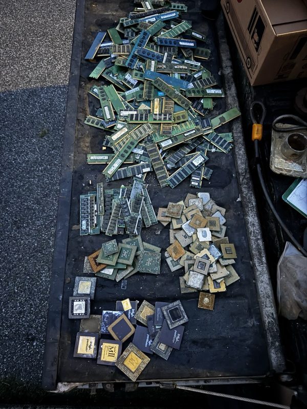 CPU Scrap Intel 486 & 386 CPU / Computer Ram Scrap / CPU Ceramic Processor Scrap With Gold Pins - Image 7